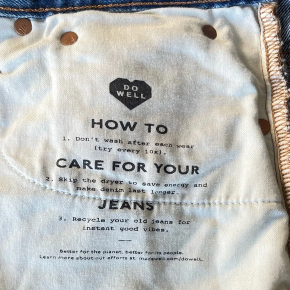 Madewell Relaxed Denim Shorts size 27 - Picture 8 of 8